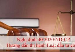 Luật Đầu Tư Công 40 2020