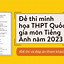 Thủ Khoa Môn Tiếng Anh 2024